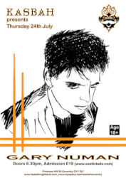 Gary Numan 2008 Venue Poster Coventry